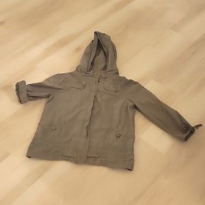 Olive-colored, O'Neill brand jacket